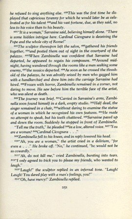 a scan of p. 251 of s/z by roland barthes in the translation of richard miller