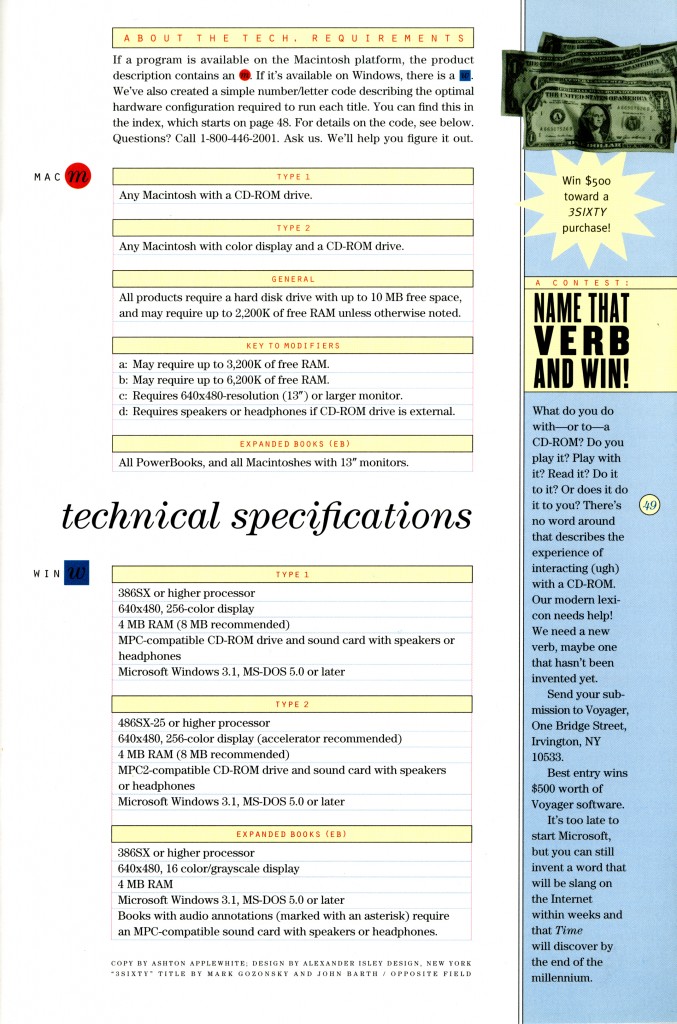 Technical Specifications | if:book